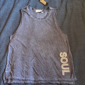 NWT SoulCycle Navy Tank Top